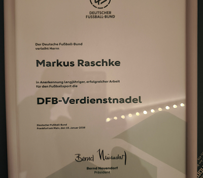 Auszeichnung für Markus Raschke